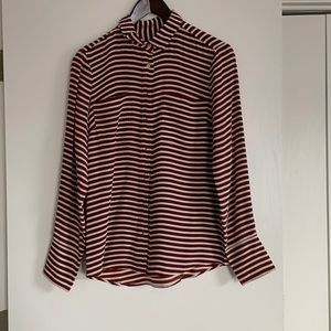 JCrew silk boy shirt